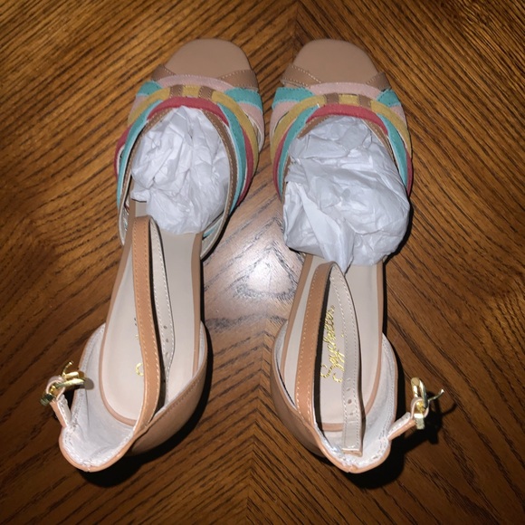 OUT OF THE BOX— Seychelles 🇸🇨 multicolor block heel shoes. - Picture 10 of 11